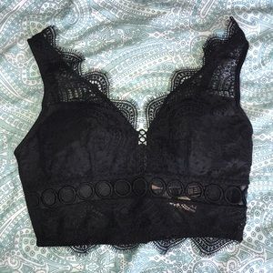 Victoria Secret Black lace bralette